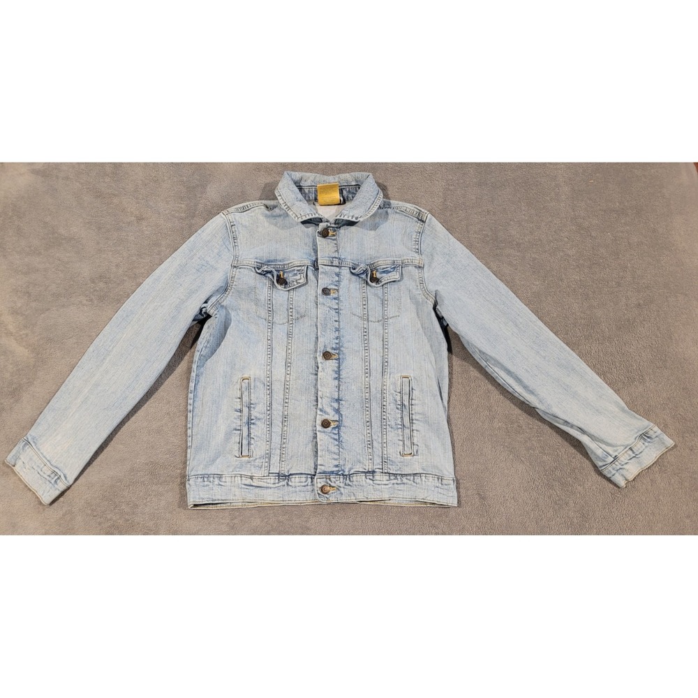 Thereabouts Girls/Boys Light Wash Denim Jacket Size L (14-16) Recycled Cotton